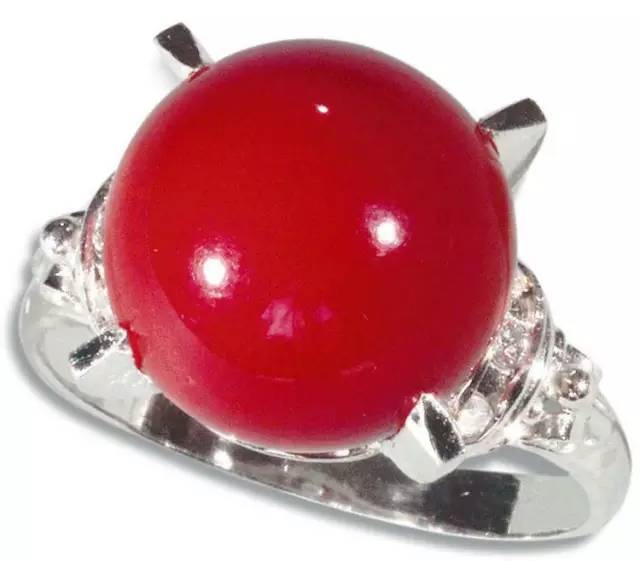 红珊瑚属有机宝石色泽喜人质地莹润