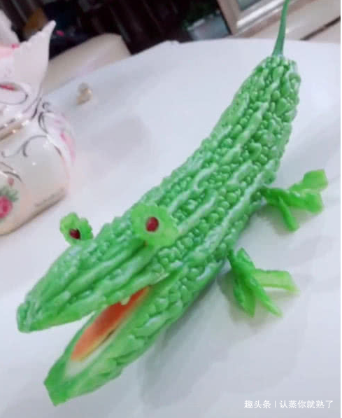 幼儿园亲子作业蔬果做动物忍了刺猬忍了螃蟹最后才是亮点