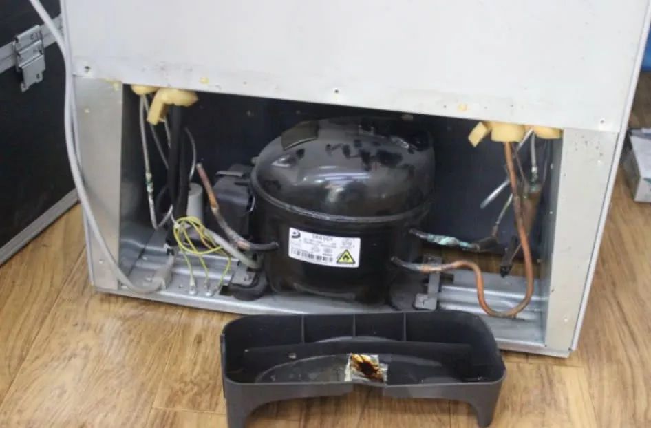 冰箱用了9年才发现背面下方有个储水盒打开都发臭了变污水盒