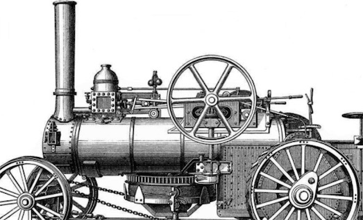 摆动汽缸式蒸汽机图片