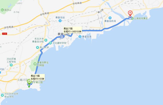 以北戴河为中心秦皇岛经典线路45日游全攻略