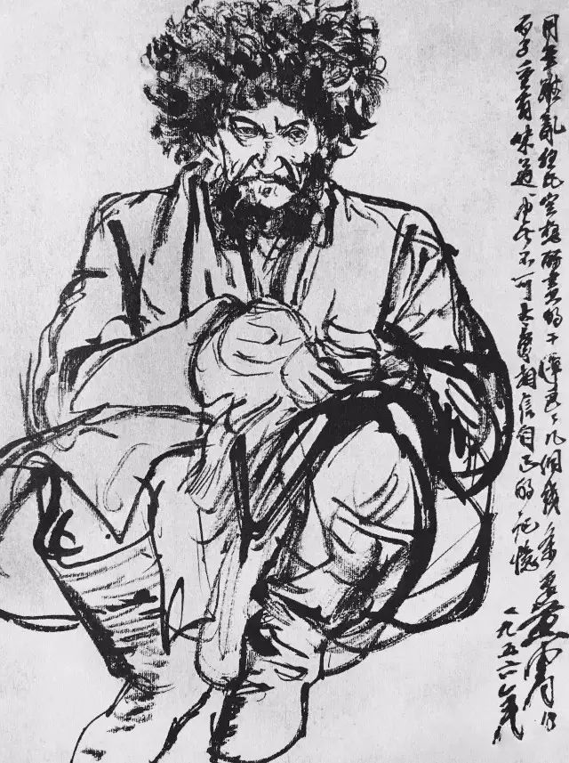 岁月经典国画大师速写作品