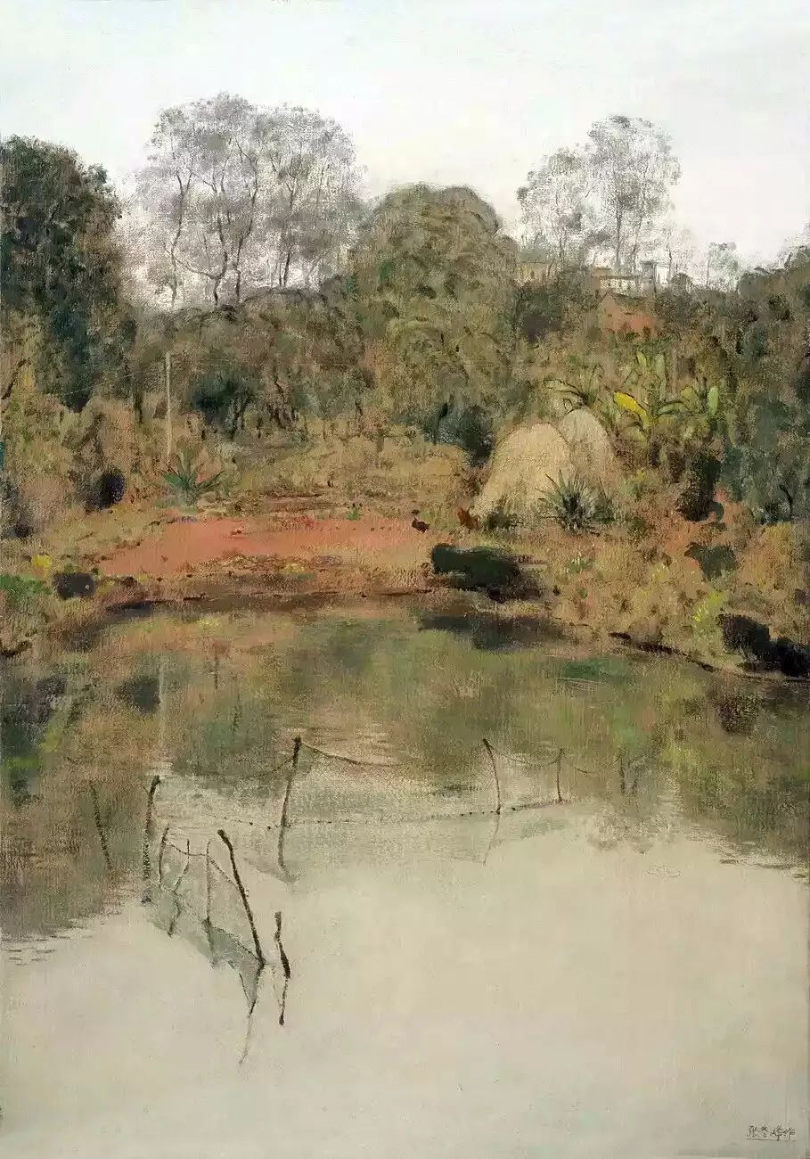 自然的静谧张冬峰写意风景油画赏析