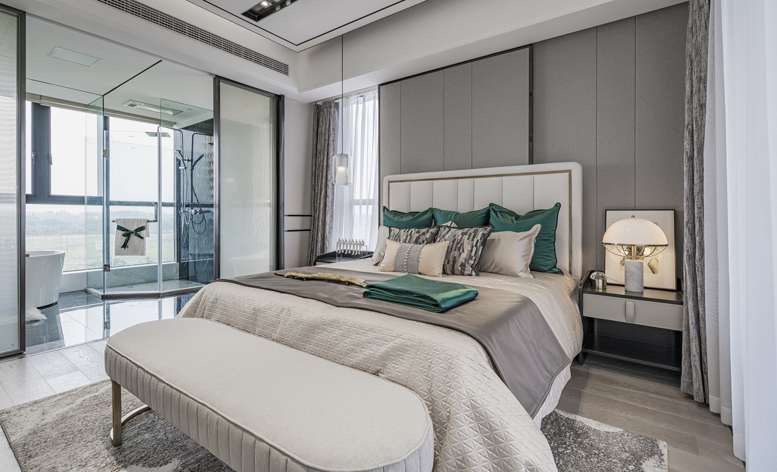 崇州盛世滨江大平层样板间元禾大千欧模网