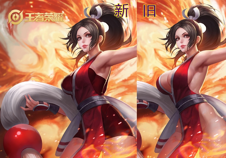 王者荣耀:旧版原画比新版好看的5位女英雄,最后一位让人怀念