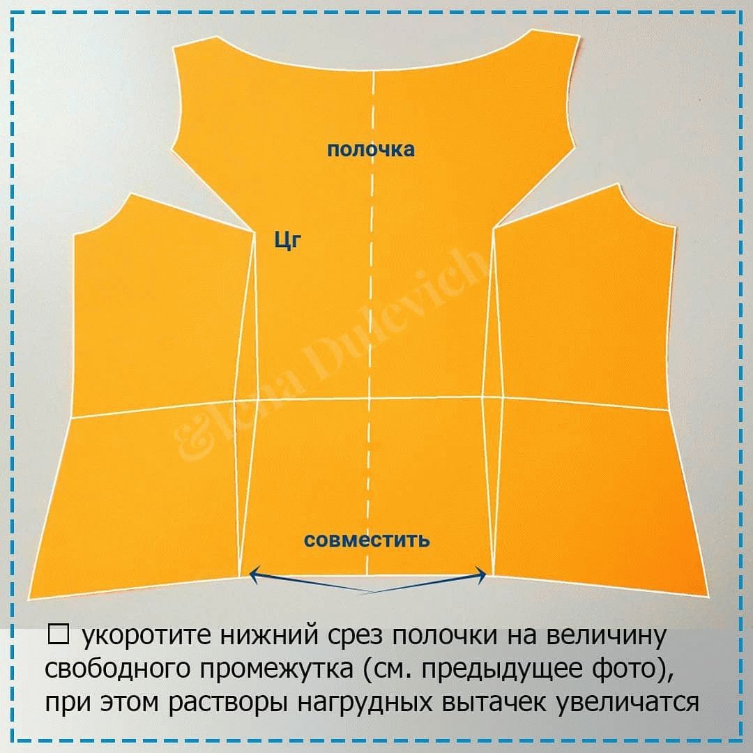 腰间扭结上衣的纸样变化