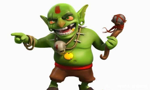 部落冲突:不要小瞧哥布林抢钱能手,速度快,无人快过他!