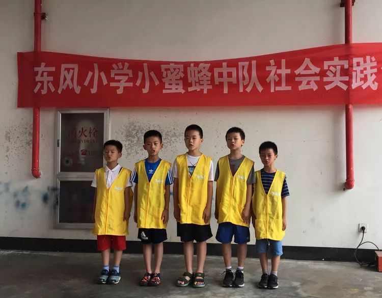 送一份关心道一声辛苦东风校区203小蜜蜂中队暑期社会实践活动