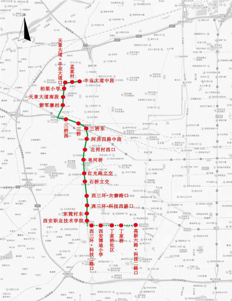 830路832路公交开通丨可接驳西安地铁14号线