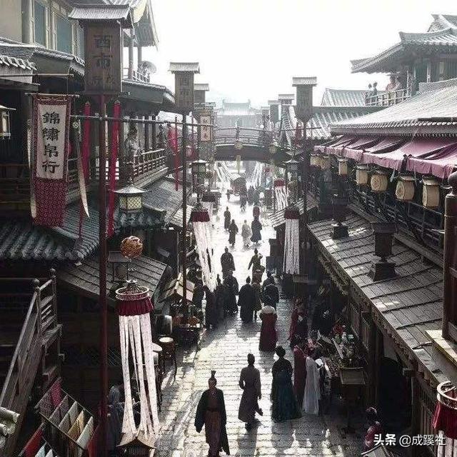 唐朝长安城街道图片