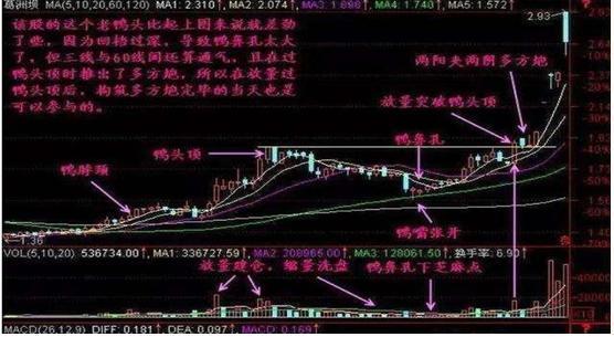 中国股市千金难买老鸭头,一旦出现"老鸭头"走势,坚定捂股加仓