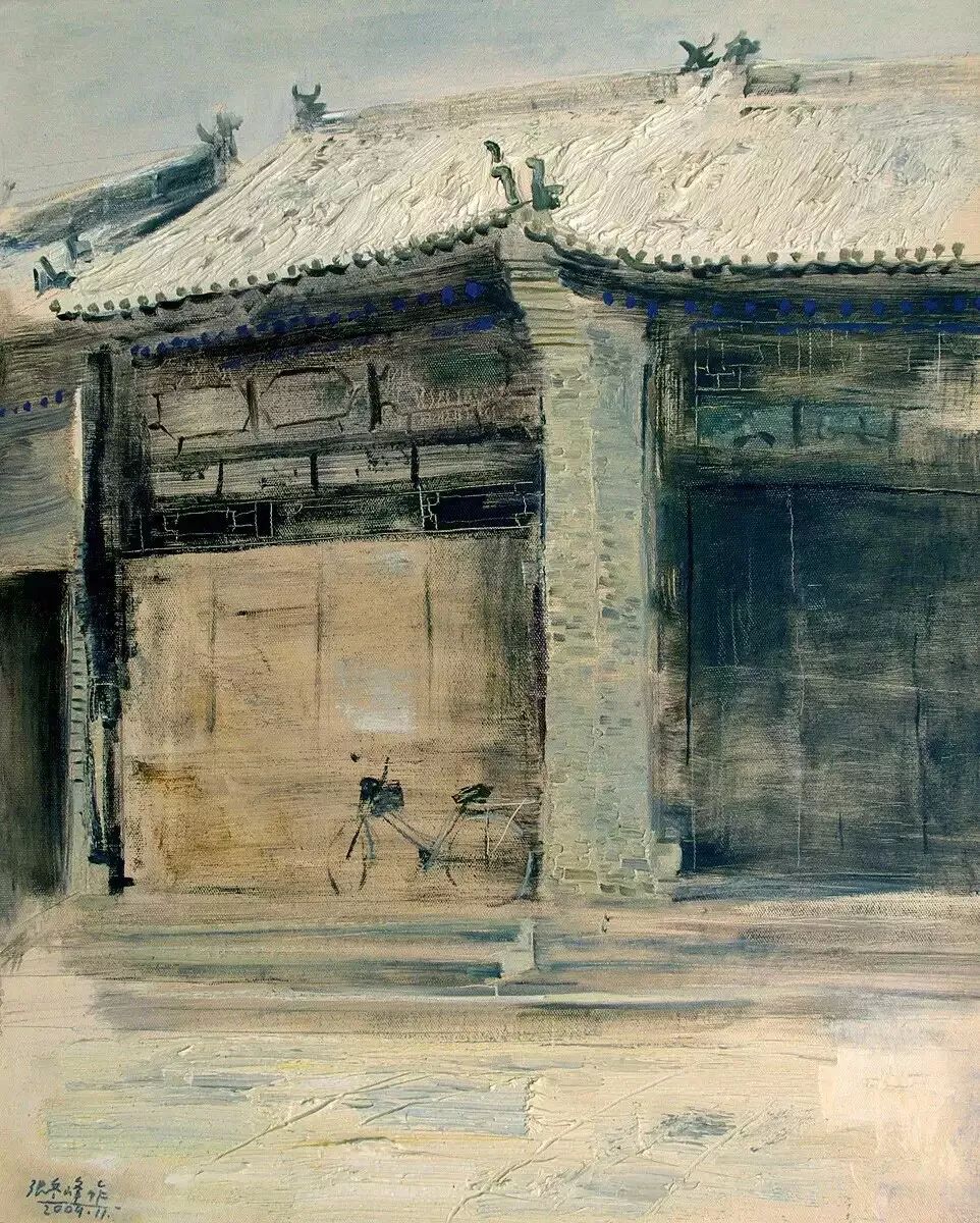 自然的静谧张冬峰写意风景油画赏析