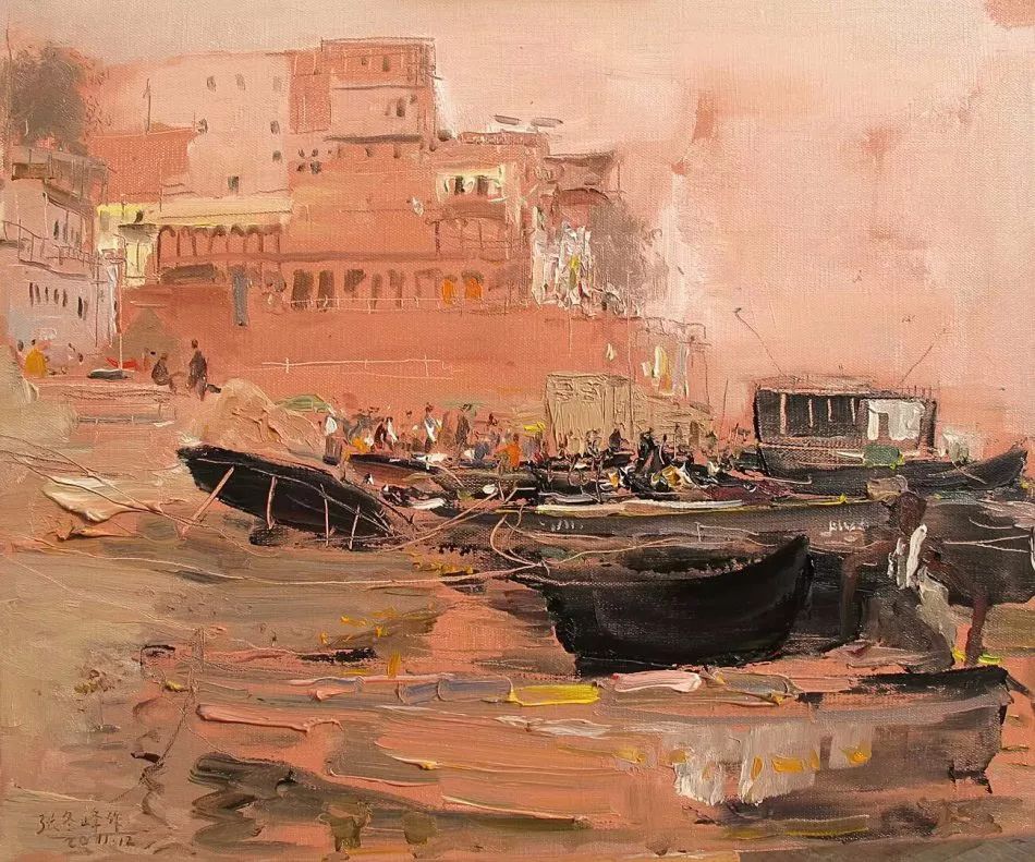 自然的静谧张冬峰写意风景油画赏析