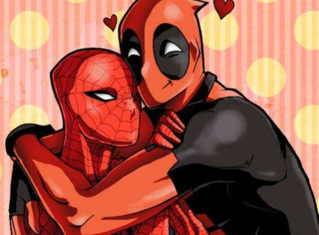 原创漫威贱虫情侣头像死侍真让人脸疼荷兰弟真让人头大