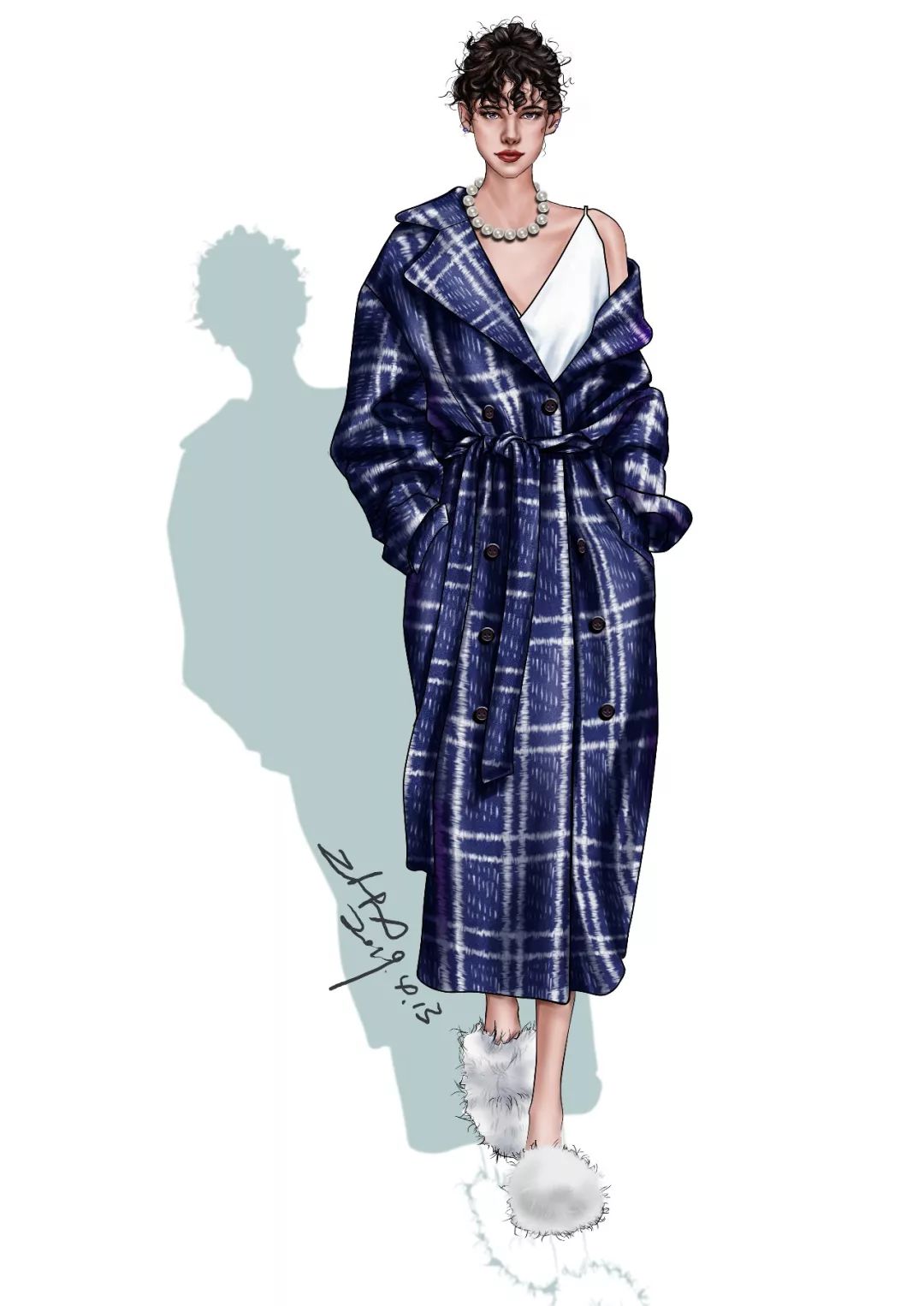 直播课57课时让手绘小白默默滴在家成为实力派的ps电脑服装效果图绘制