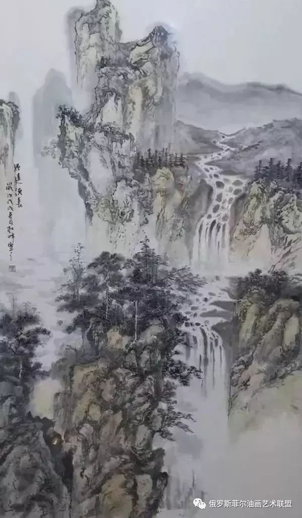 笔墨酣畅 气韵生动~中国画家杜峰国画作品赏析_山东