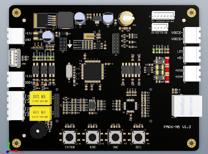 车牌识别控制板原理图pcb3d齐全无私分享