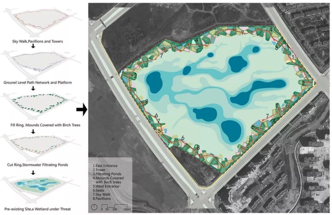 城市小型人工湿地公园案例研究