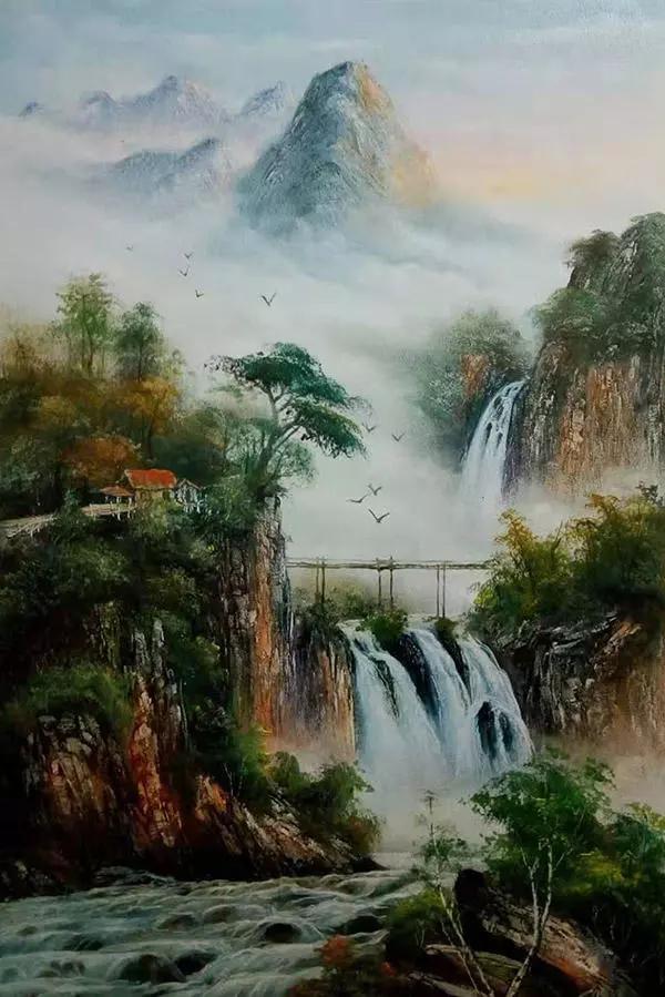 画家高峰——行云流水 大气磅礴