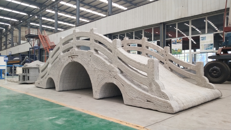 全球首座整体建筑3d打印的混凝土桥,33小时完成重10吨