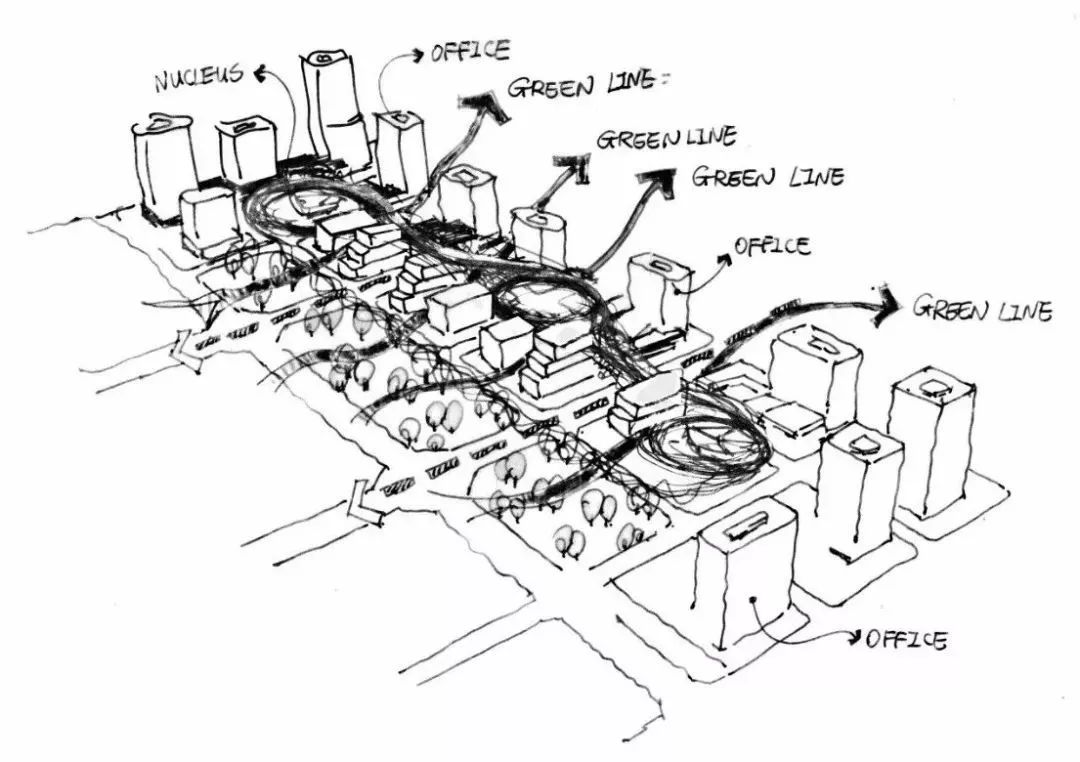 上海设计中标郑东新区白沙总部园区城市设计