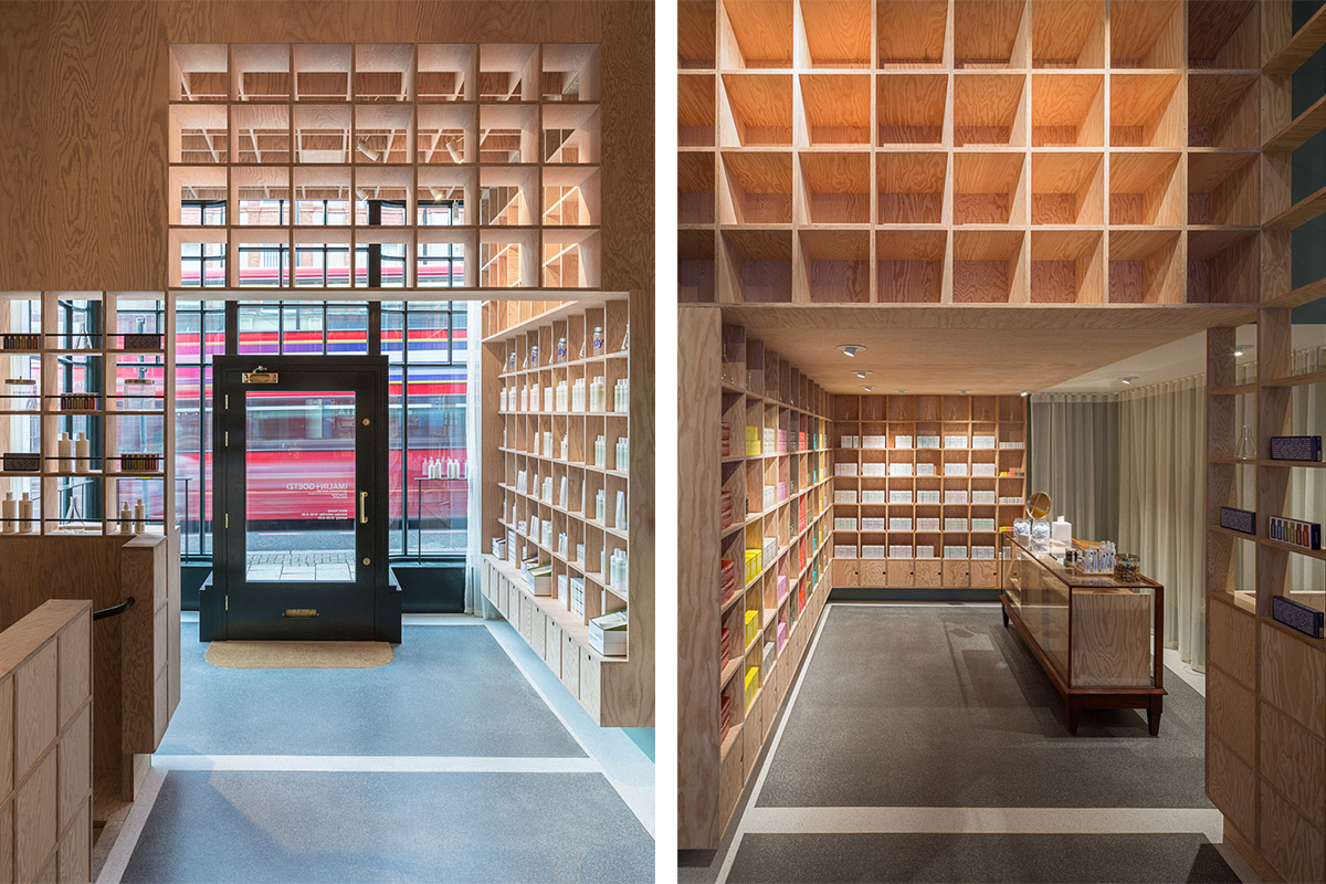 独一无二的网格设计,成为网红达人纷纷打卡的美妆门店!