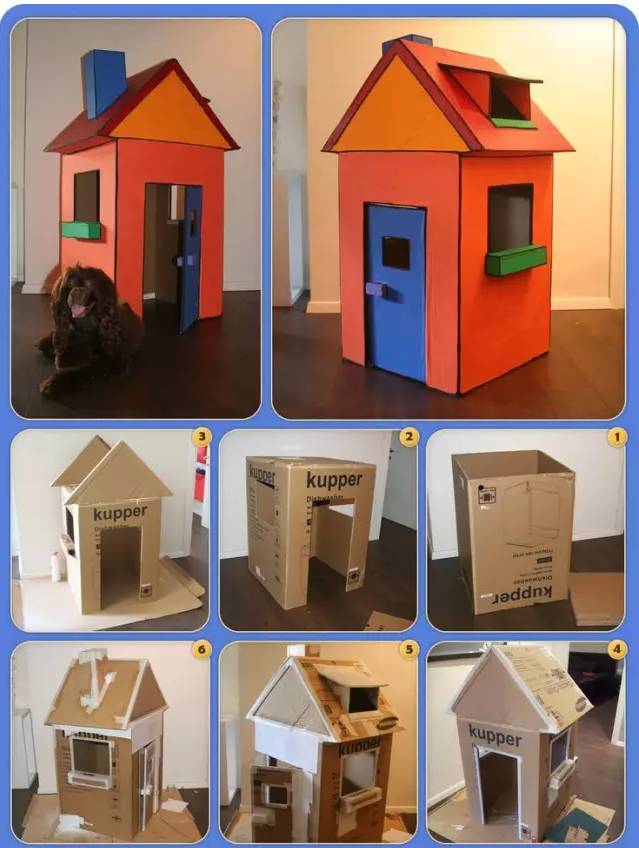 小纸壳大创意丰富多彩的手工制作