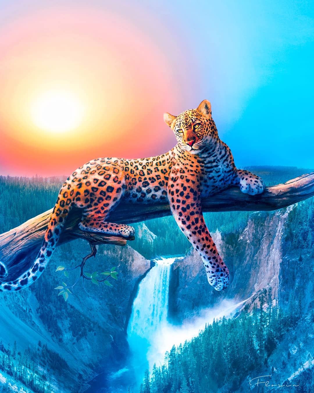 ps大片欣赏photoshop艺术家色彩斑斓的梦幻之旅作品