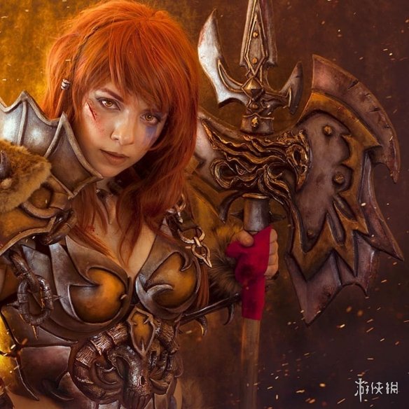 魔兽世界玛格汉兽人最新cos欣赏肩甲霸气还原