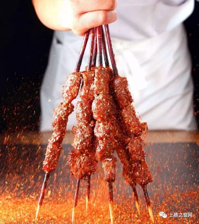 从宁夏到上蔡跨越1000多公里红柳枝滩羊烧烤火啦