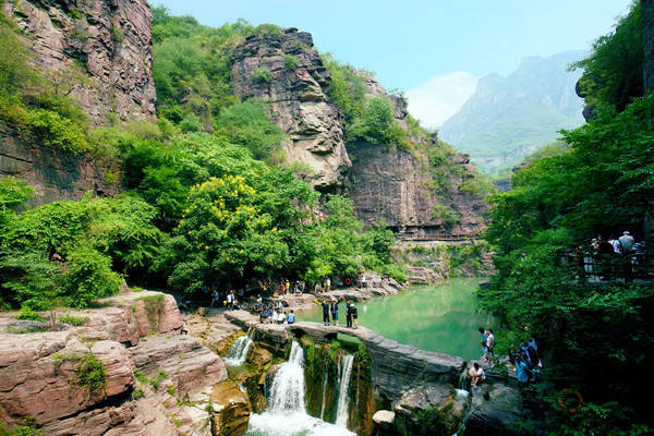 原創河南焦作雲臺山一條會唱歌的溪水河流