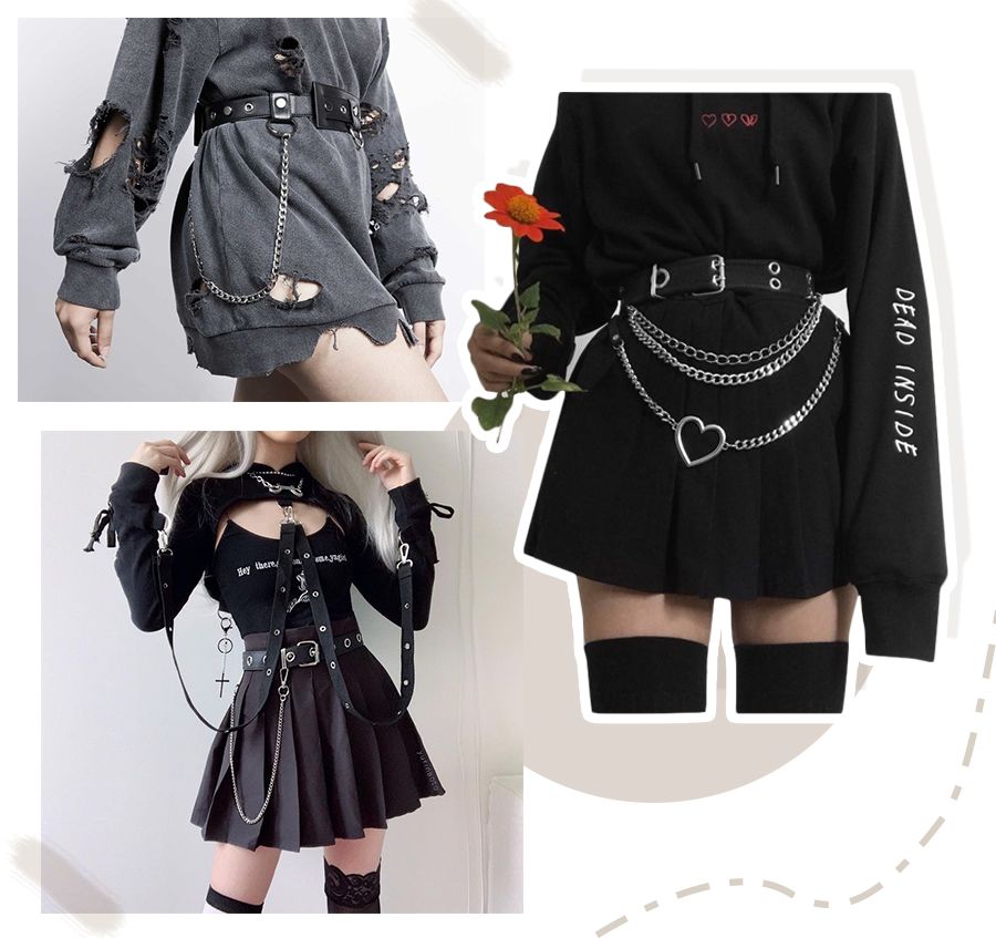 30套朋克穿搭,做个"硬核girl"!