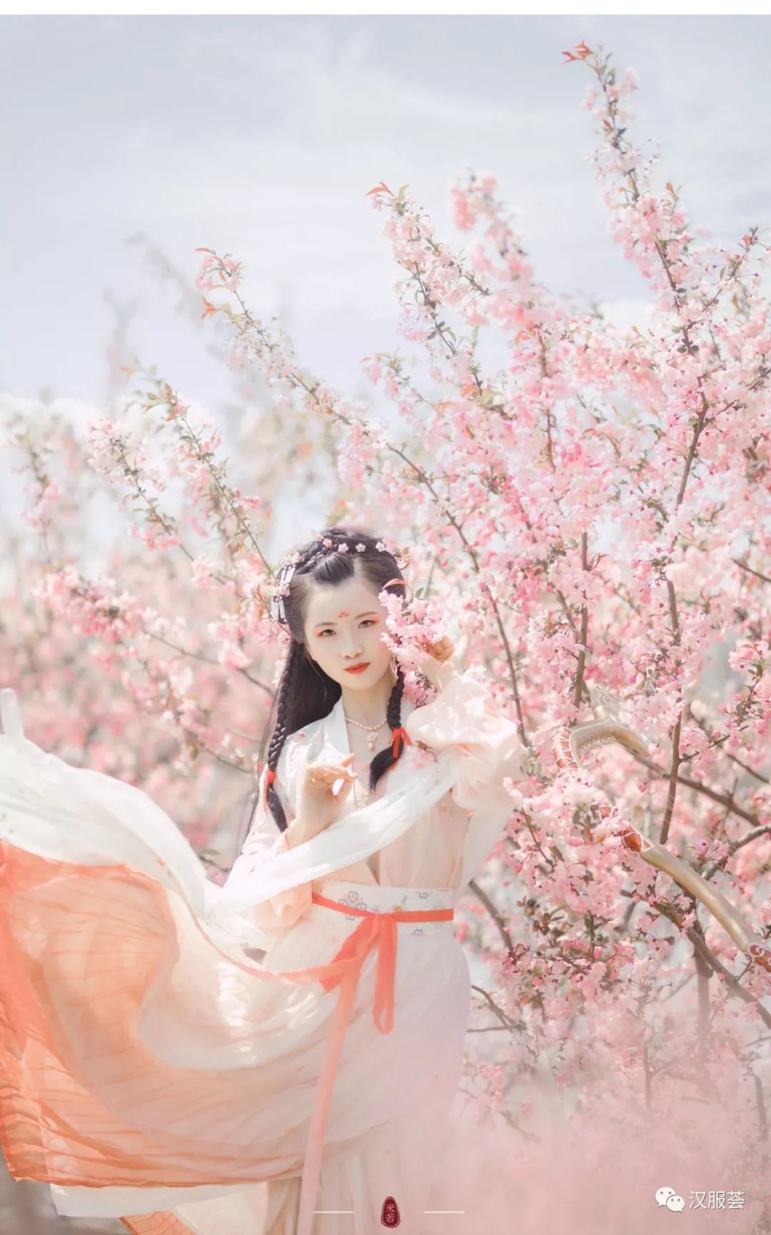 汉服美景海棠春睡