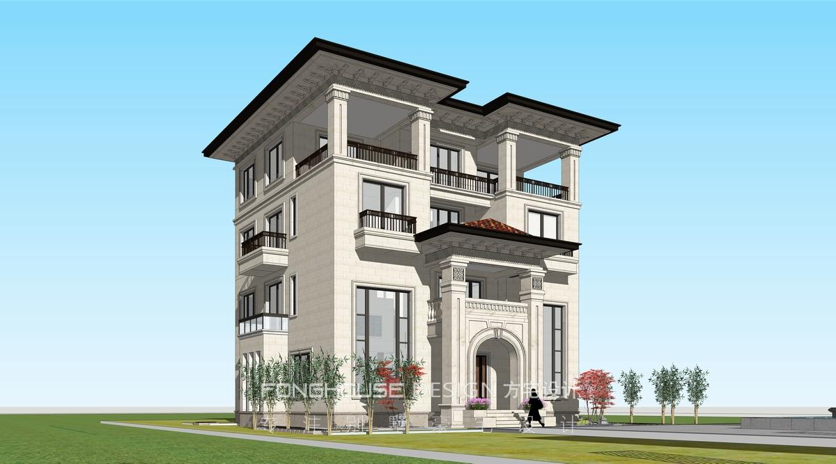 方宅原创作品2——福建地区4层自建房别墅设计