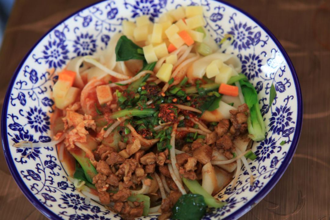 王屋老街美食系列biangbiang面