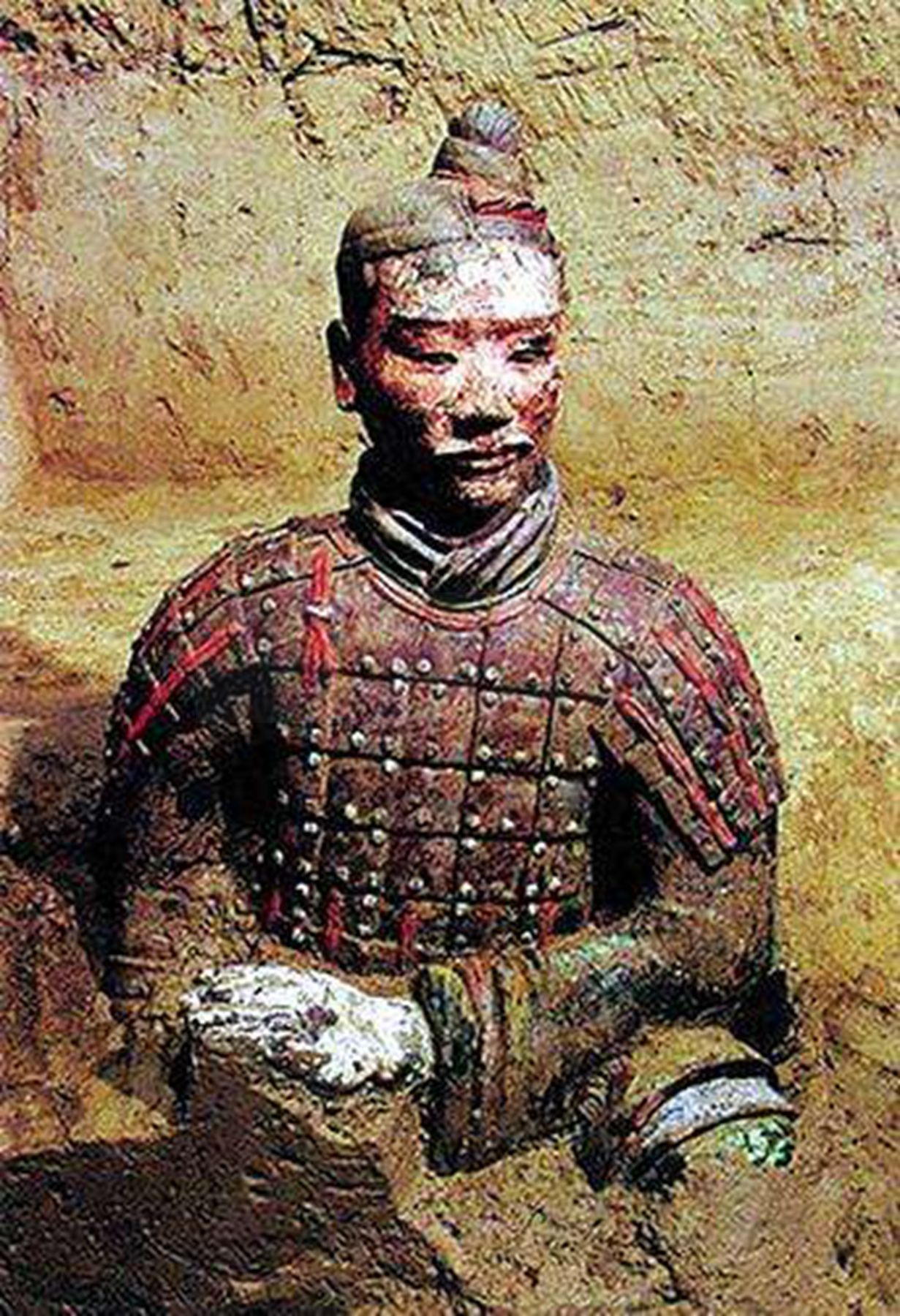 原创7月10日陕西省临潼发现兵马俑兵马俑里面都是用活人制造的