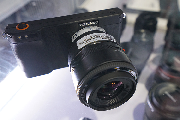 原创pi2019丨探索相机新形态永诺yn450搭载手机安卓系统