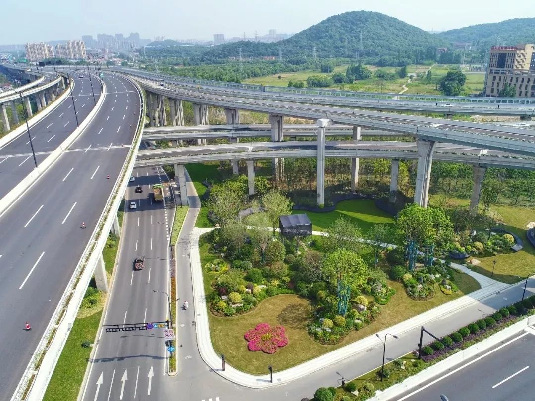秋石高架余杭段小林互通景观公园