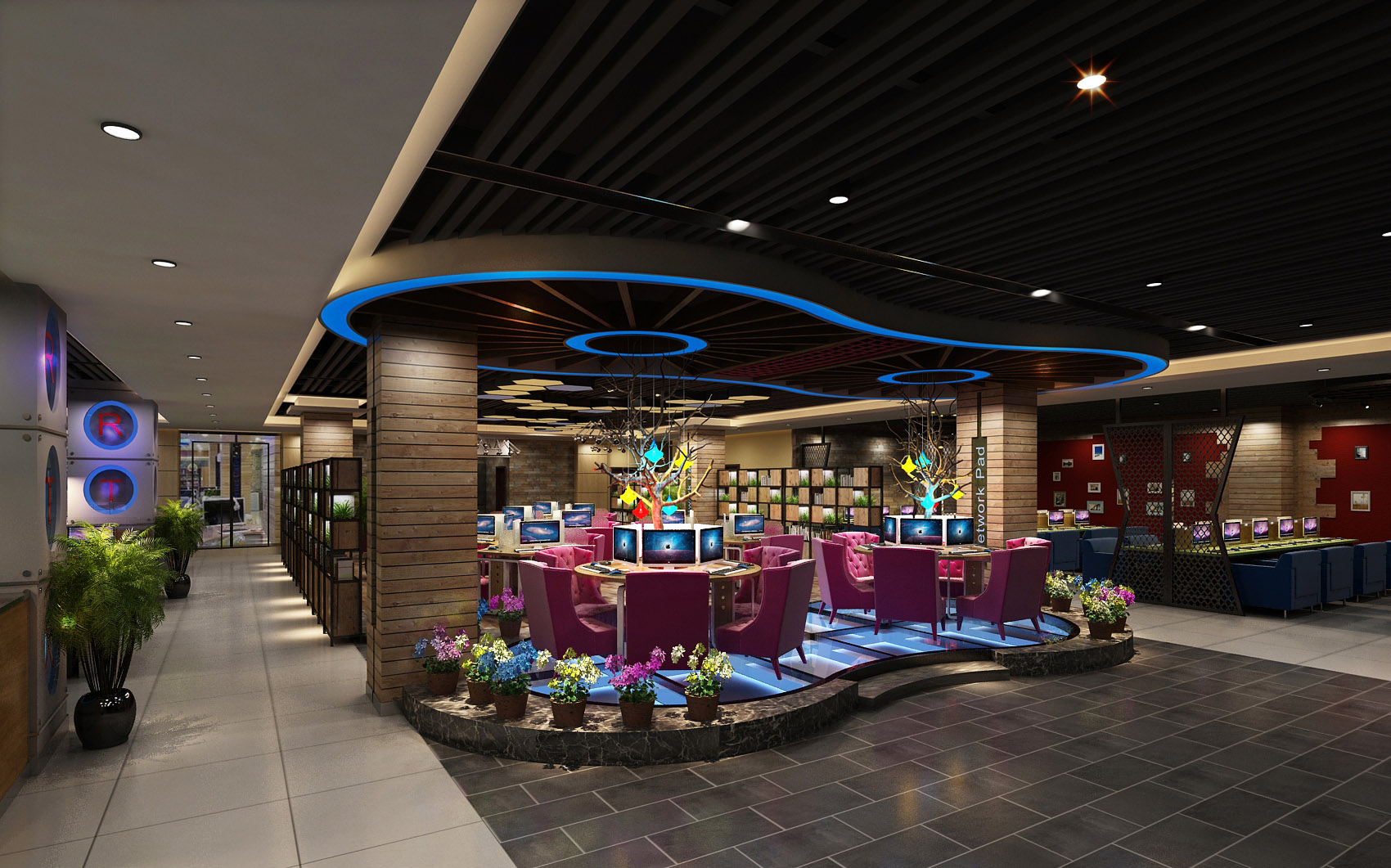 互联网 全景vr 网吧,让"网友们"一起快乐冲浪_人们