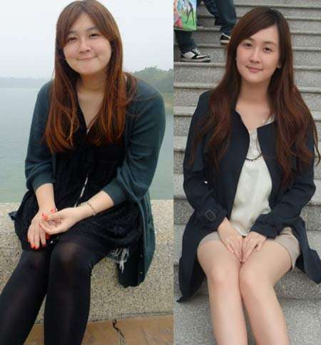 减肥前后真人照对比分享的方法可以是用图片视频,也可以打造一位专业