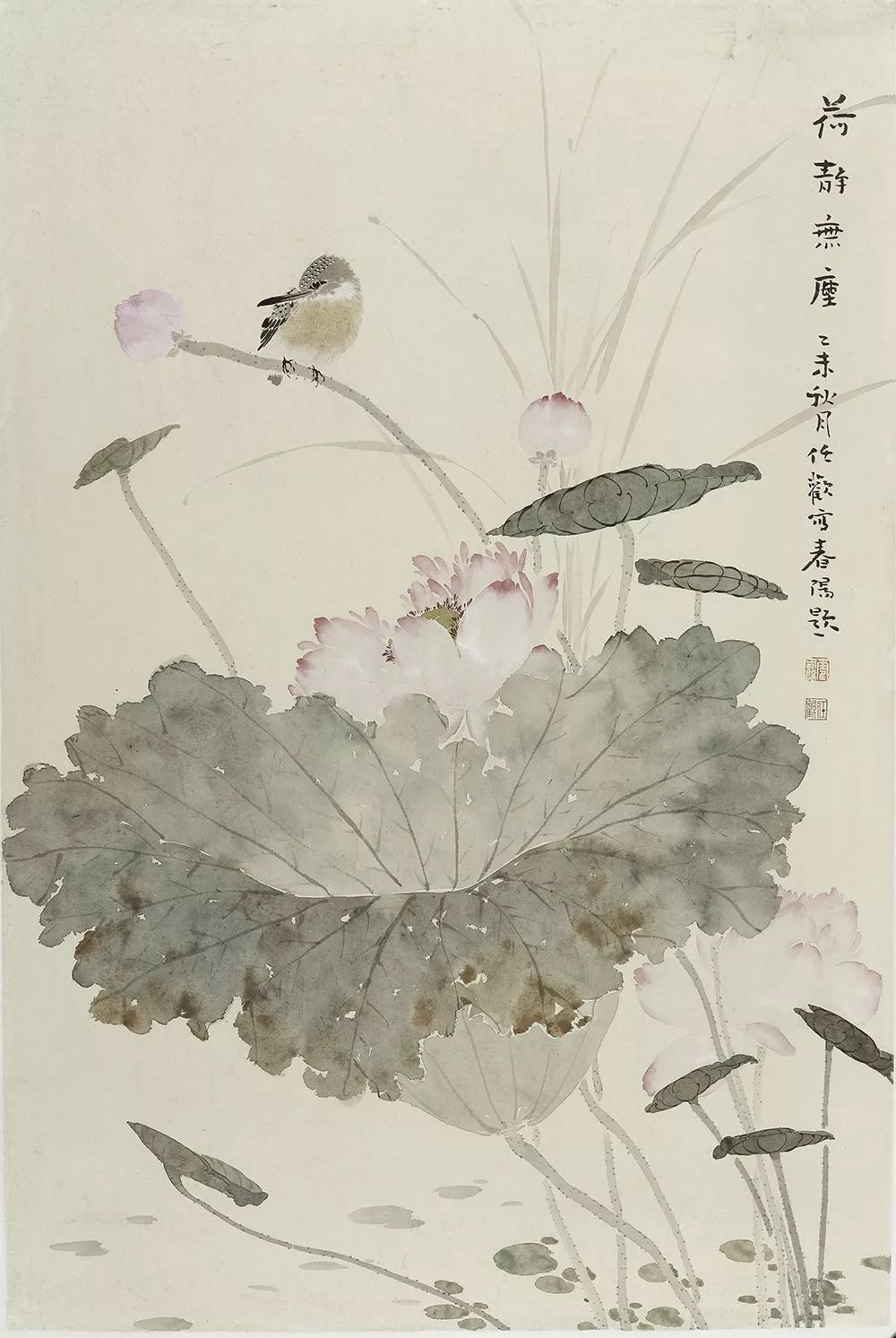 通透清雅冷逸温文中国花鸟画家任欢