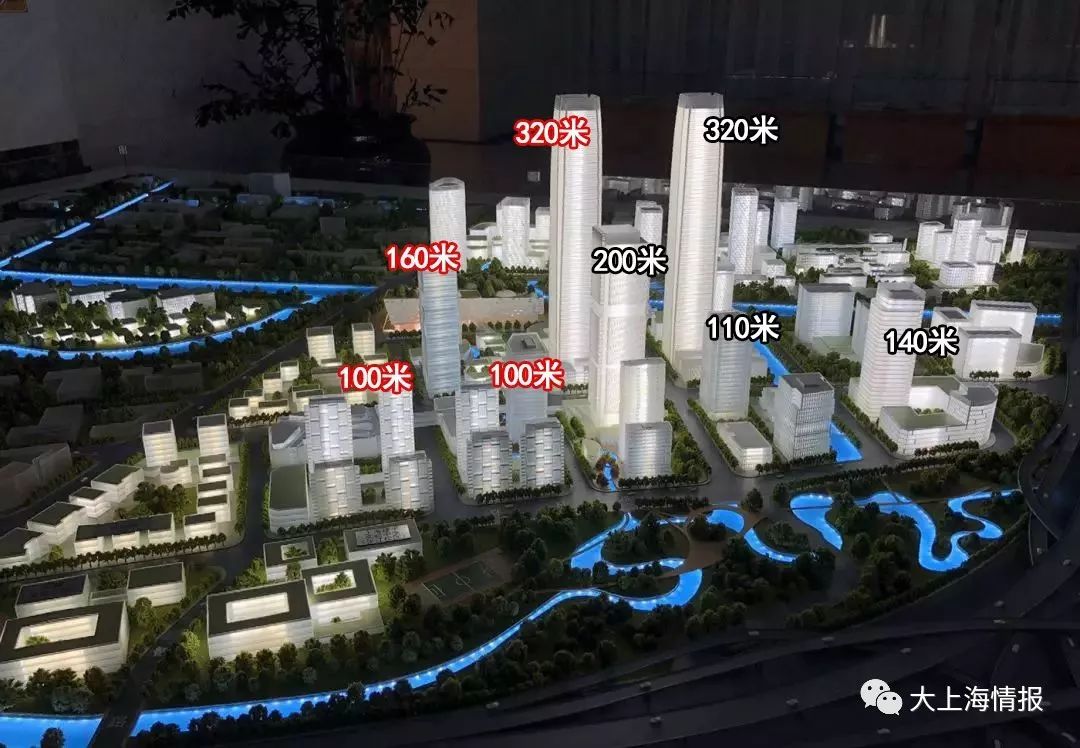 计划打造320米上海最高双子塔,相当于两座白玉兰广场矗立在张江中心