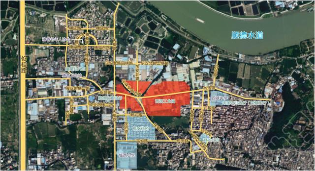 地块控规图02:四基居委会容奇大道西以南,华基路以西地块地块位于顺德