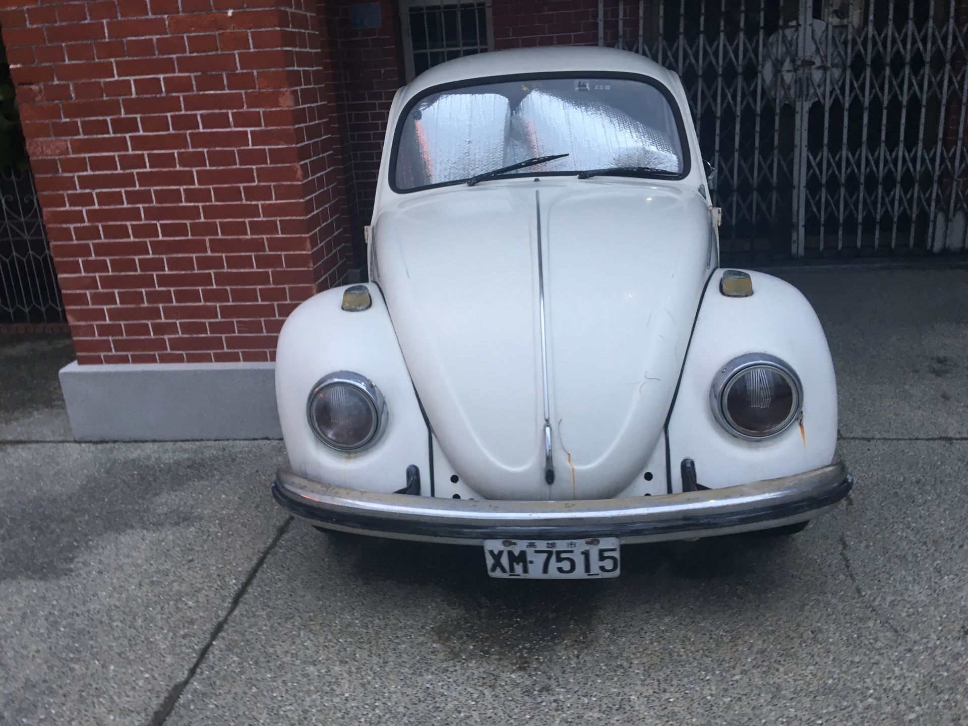 宝岛台湾高雄实拍德国福斯大众第一代金龟车甲壳虫