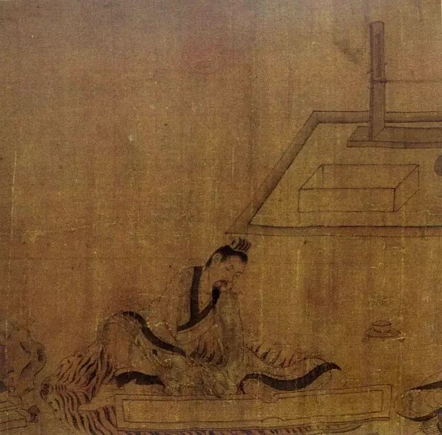 名画中的古琴丨斫琴图