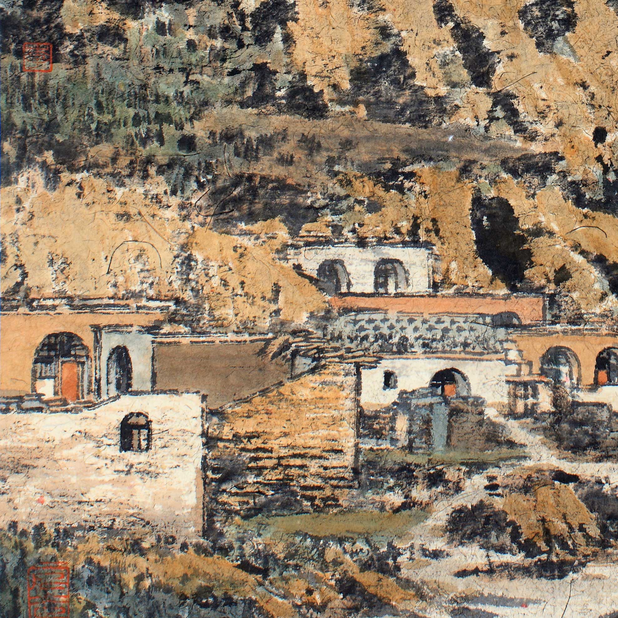 每日一画 |《塬居》