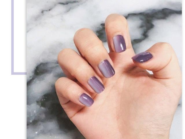 2019年超美的紫色美甲夏日温柔女孩必备