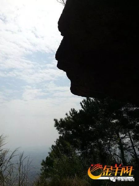 冷坑六祖岩酷似人的侧面头部,在怀集一时引为佳话!