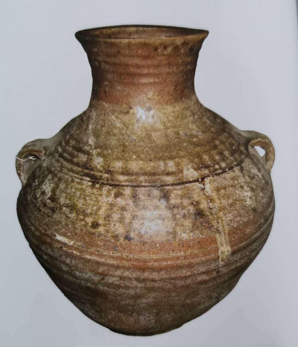 高古陶瓷藏品东汉青瓷双系罐