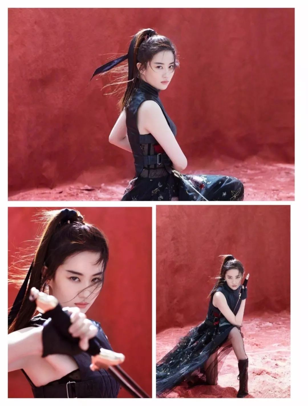 刘亦菲版花木兰花黄妆容引热议因为她素颜太美